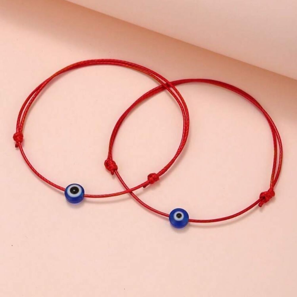Red Evil Eye Bracelet Set A1478